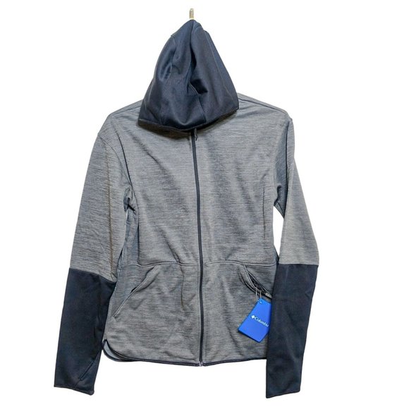 Columbia Jackets & Blazers - NWT Columbia Sportswear Jacket Zip-Up Hooded Gray Fleece Women's XS NEW